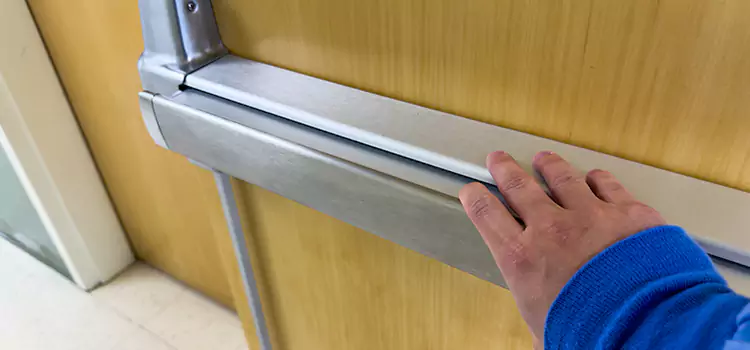 Installing a Push Bar on a Door Huntington